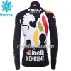 Cykeltrøje Langærmet + Bib Cykelbukser 2017 Cinelli Chrome N001 Vinter Thermal Fleece